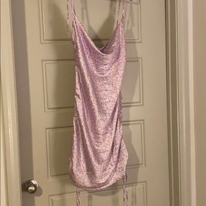 Mini dress with spaghetti straps